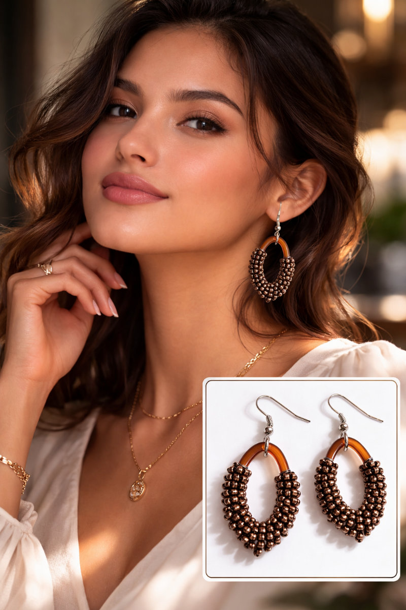 Hermosos aretes para brillar contigo 2