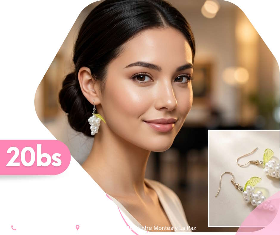 Aretes artesanales a precios de oferta