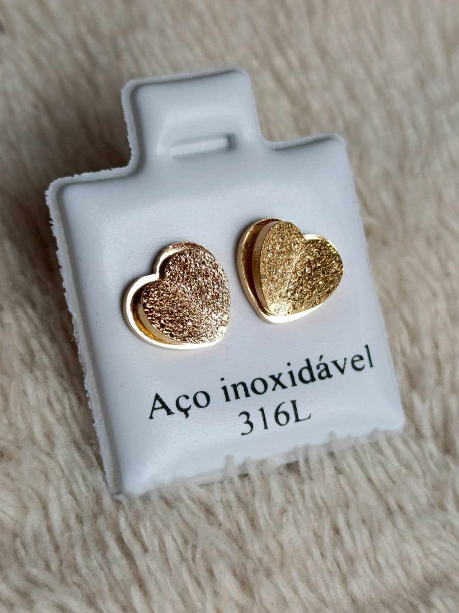 Aretes Brasileros de acero inoxidable 316L 3